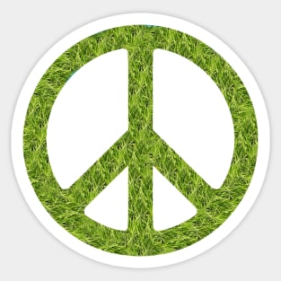 World Peace Sign Art Graffiti Activist Sticker